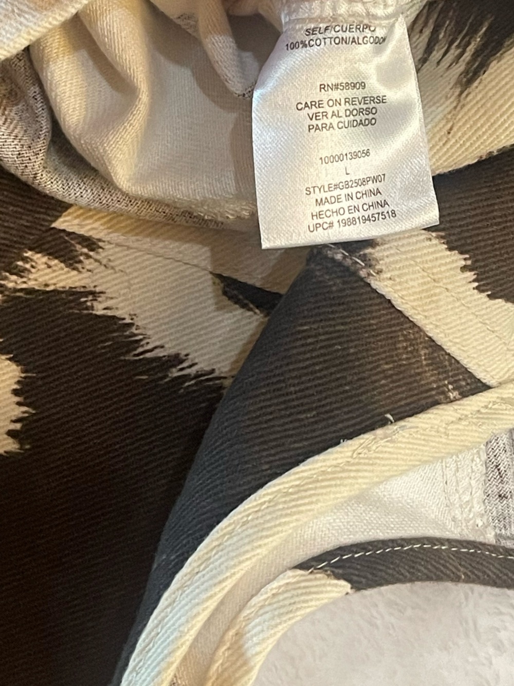 🤎🤍 GB Gianni Bini Cow Print Front Tie Crop Top • Size Medium • NWT NOT FOR SALE - Picture 9 of 14